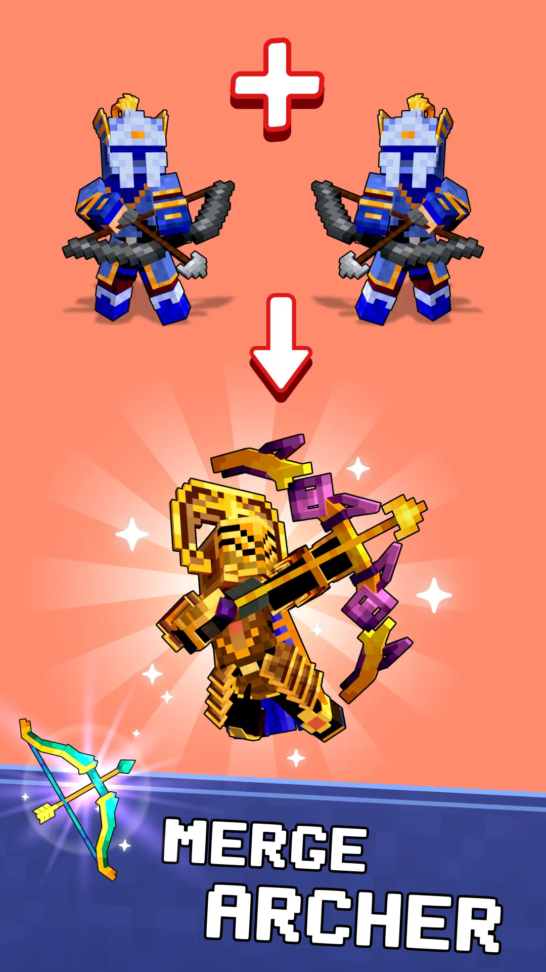 War Merge: Craft Archers screenshot 5