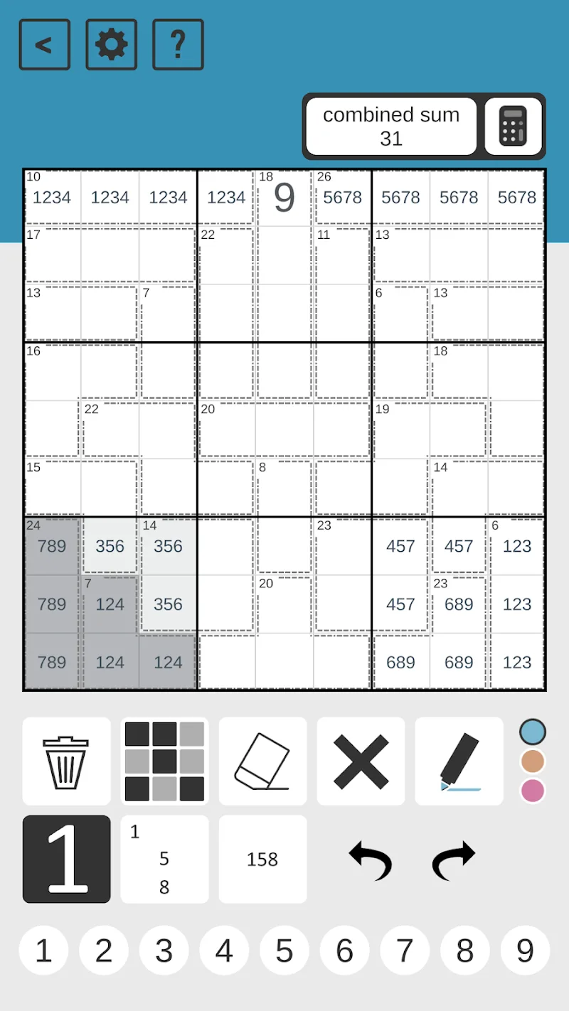 Killer Sudoku screenshot 4