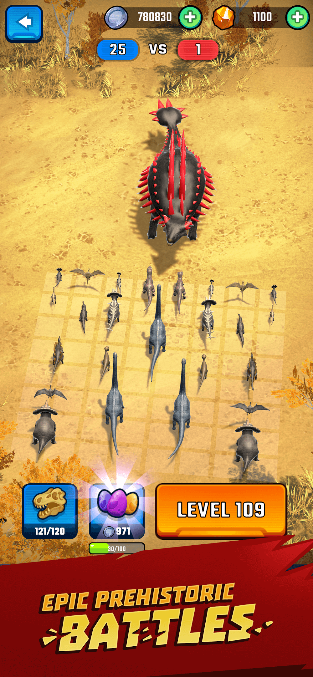 Jurassic Warfare: Dino Battle screenshot 6