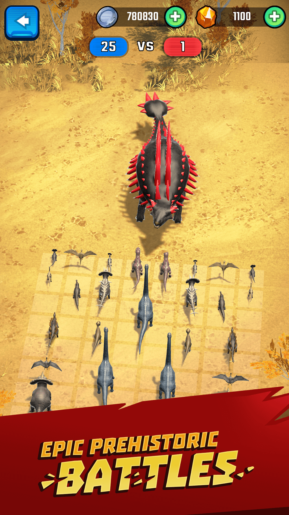 Jurassic Warfare: Dino Battle screenshot 3