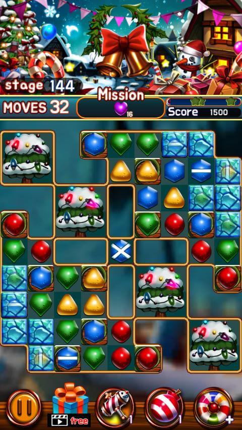 Jewel Snow Puzzle screenshot 2