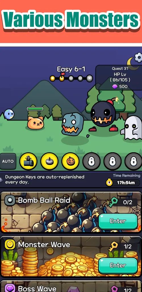 JellyCat: Idle RPG screenshot 3