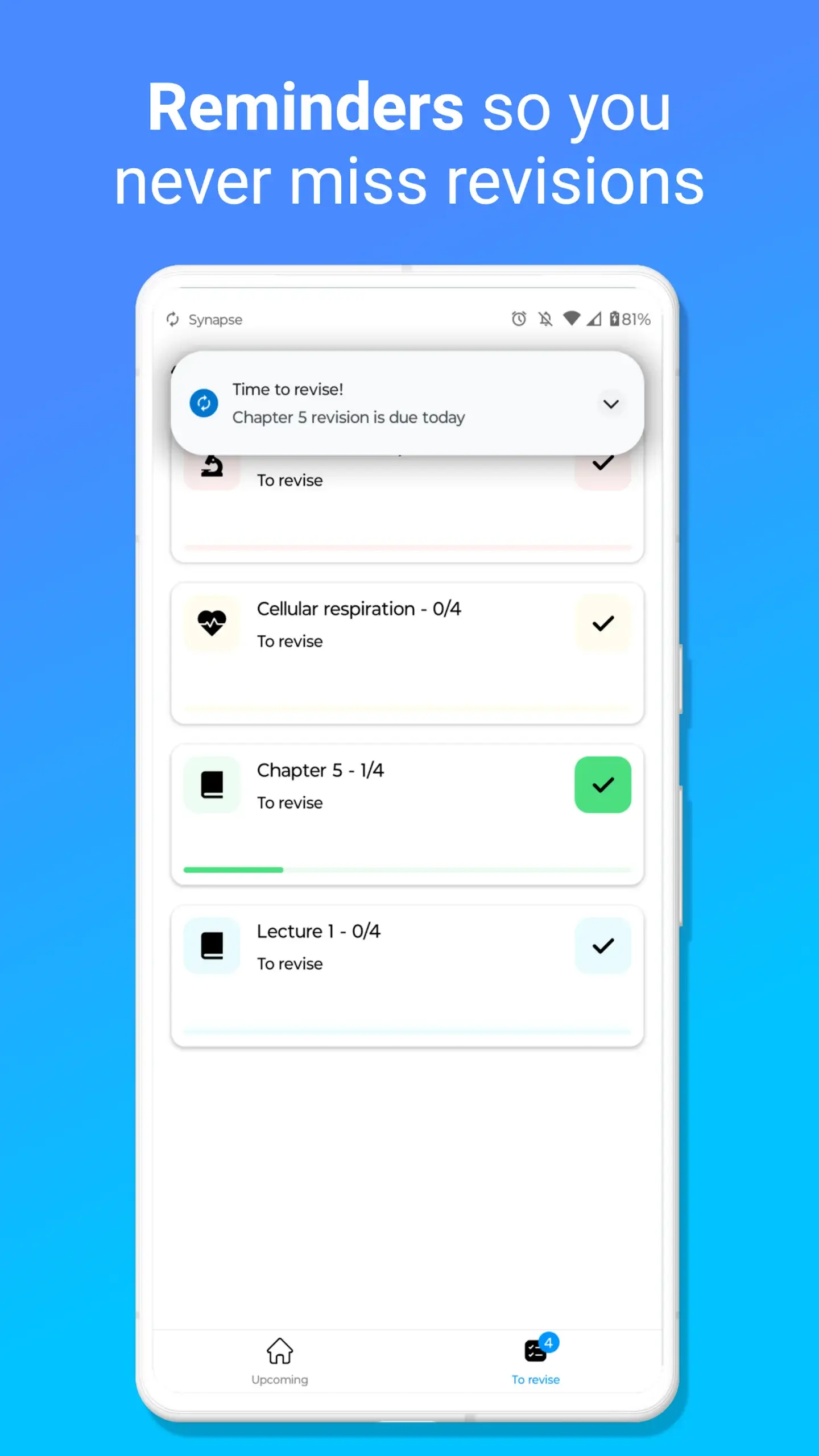 Spaced Repetition — Synapse screenshot 3