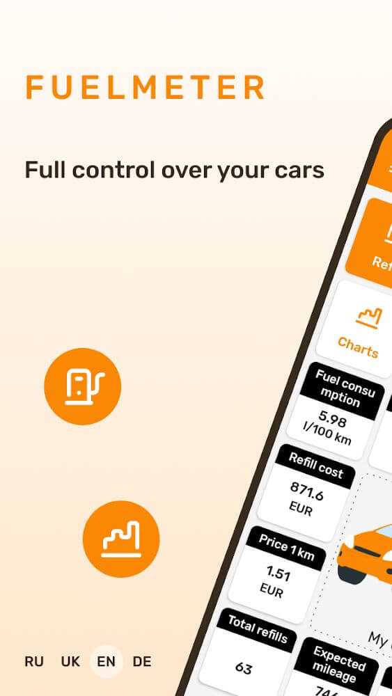 Fuelmeter fuel consumption screenshot 2