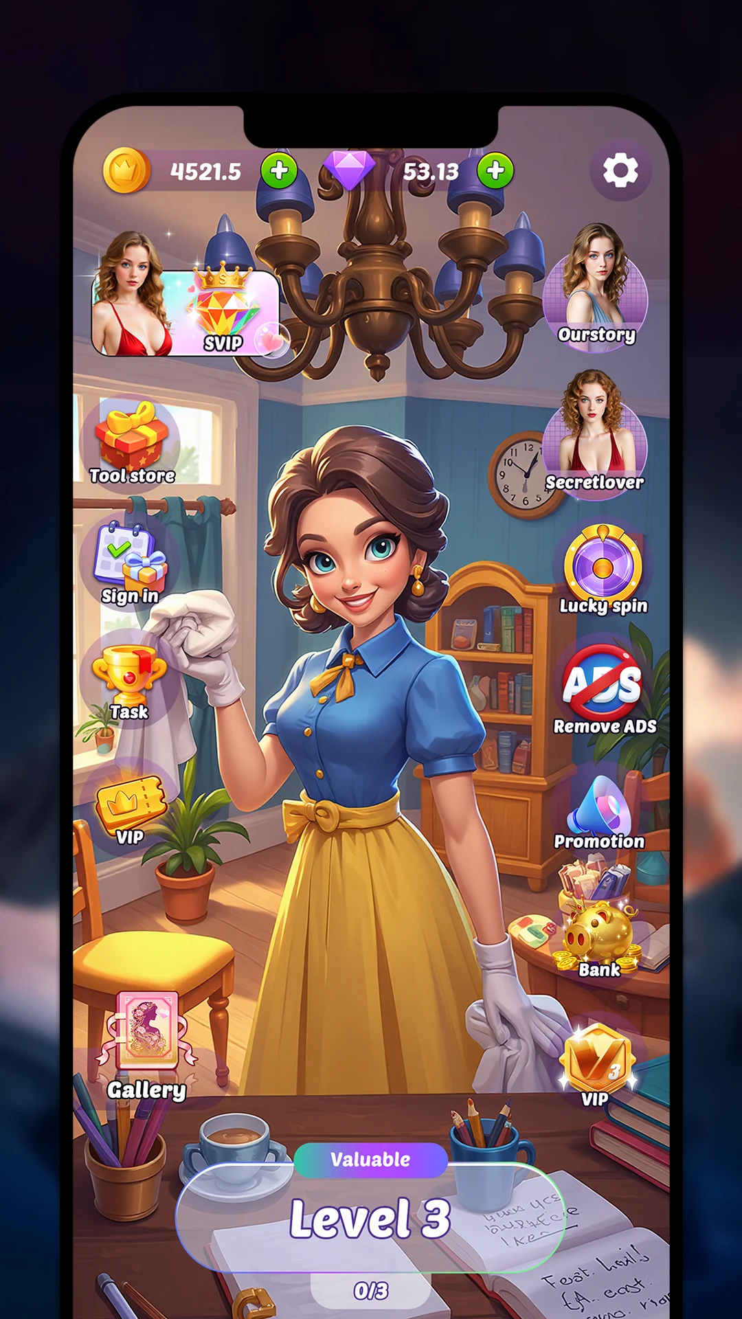 Charm Room sort screenshot 2