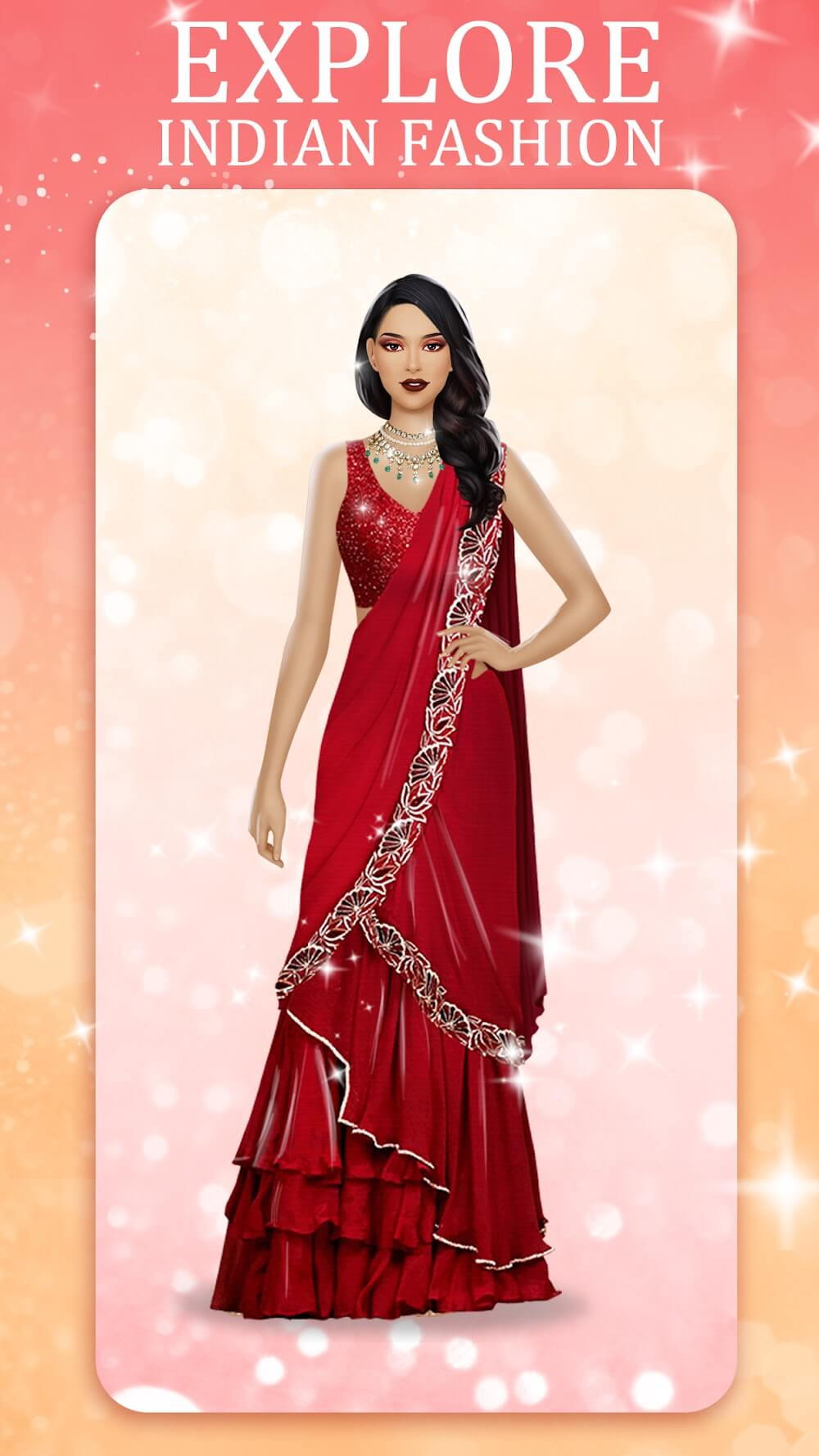 Indian Fashion Dressup Stylist screenshot 4