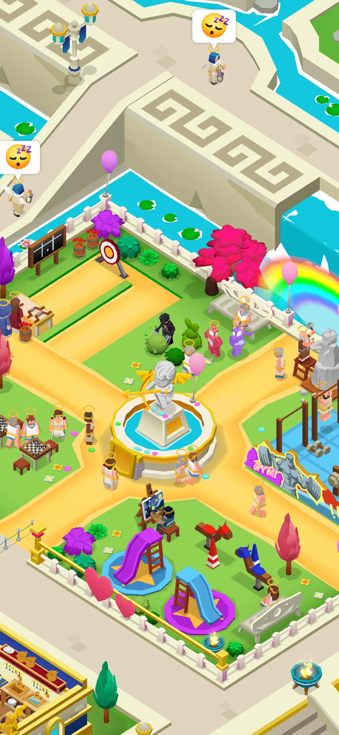Idle Abbey Tycoon: Help people screenshot 5