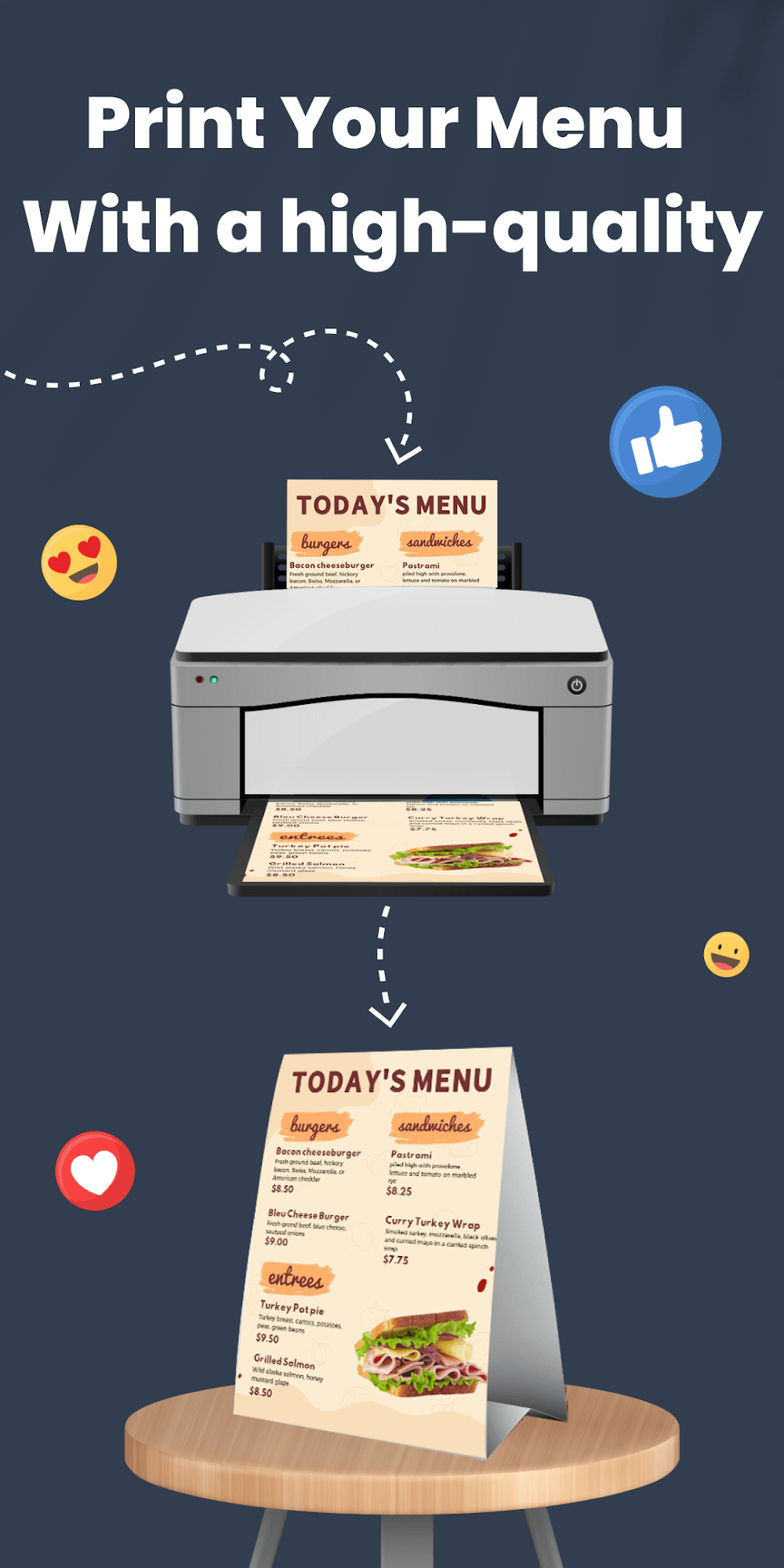 Lisi - Menu Maker screenshot 4