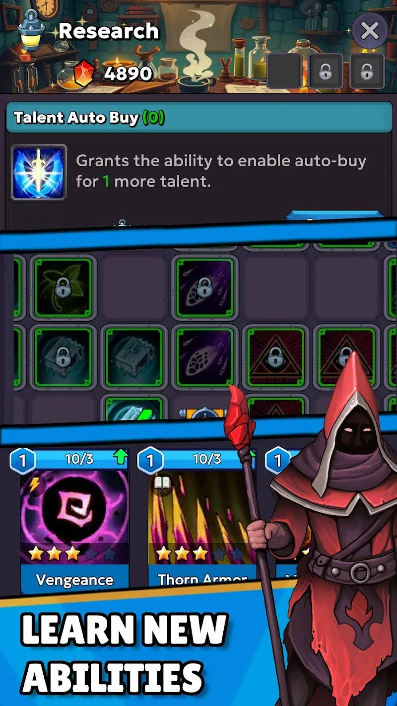 Idle Wizard: Tower Defense RPG screenshot 6
