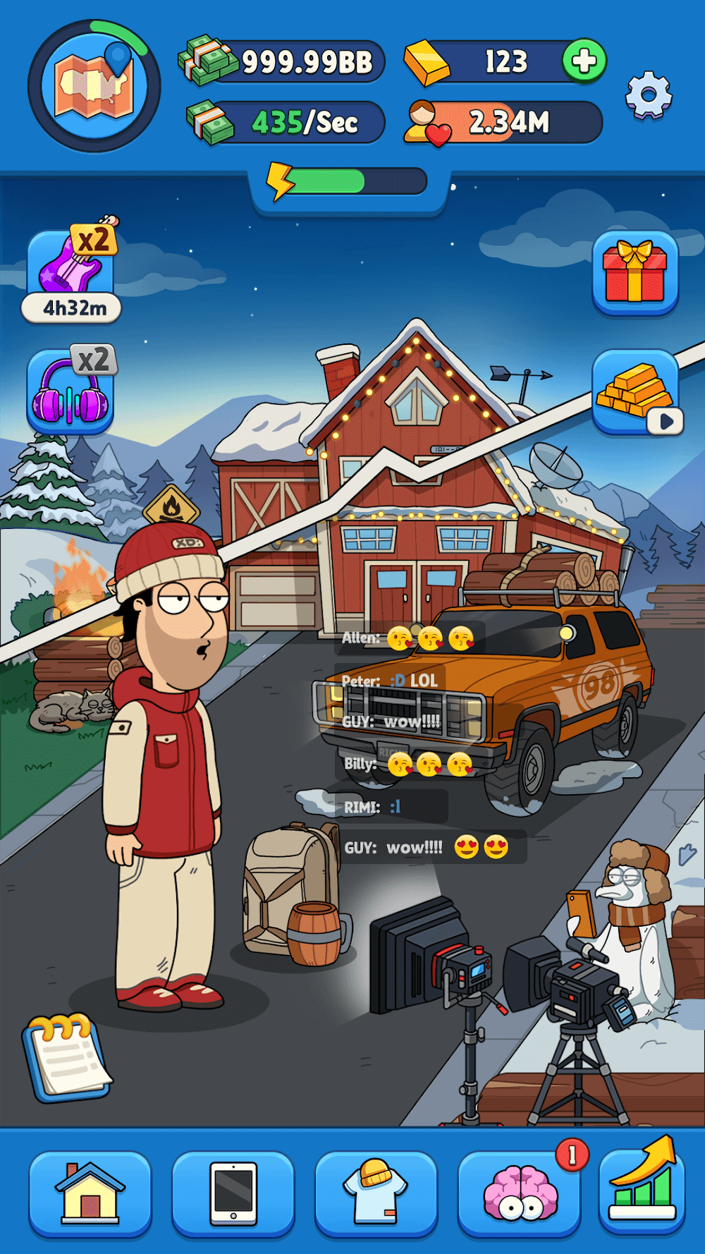 Idle Vlogger - Rich Me! screenshot 4