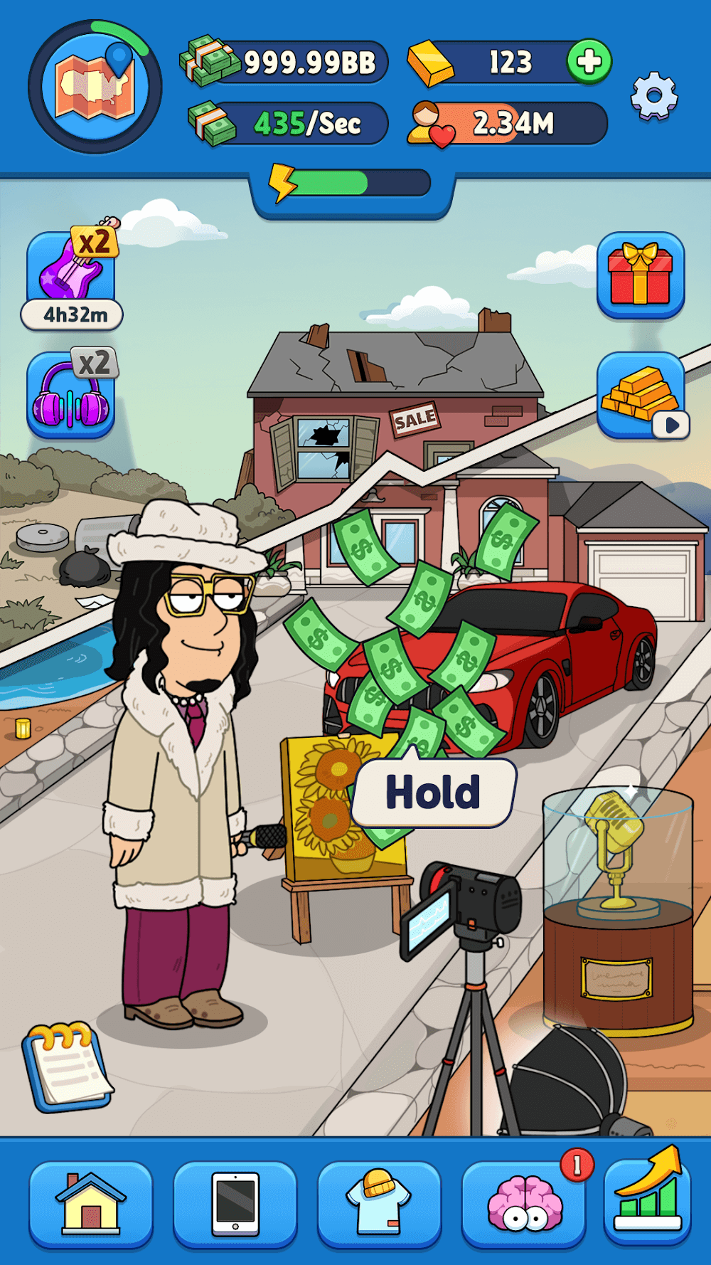 Idle Vlogger - Rich Me! screenshot 3