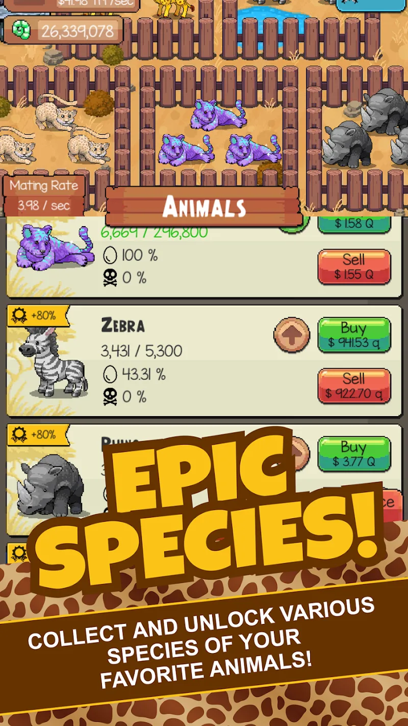 Idle Tap Zoo screenshot 3