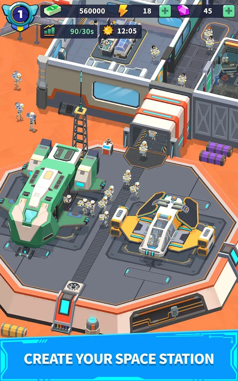 Idle Survivor Space Odyssey screenshot 2