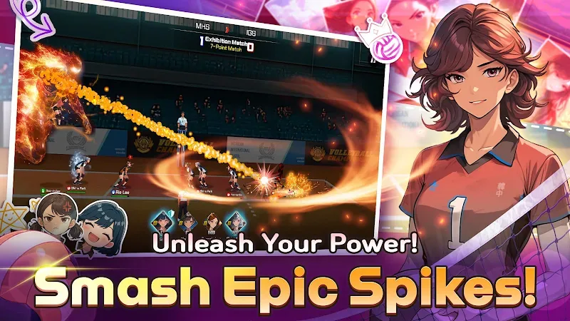 Volley Girls: Volleyball SPIKE screenshot 4