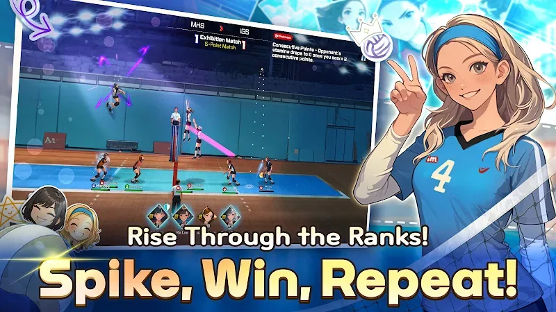 Volley Girls: Volleyball SPIKE screenshot 3