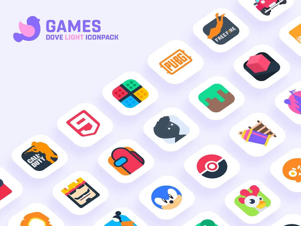 Dove Light: Icon Pack screenshot 7