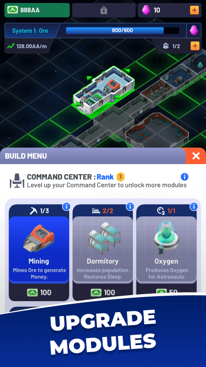 Idle Space Station - Tycoon screenshot 3