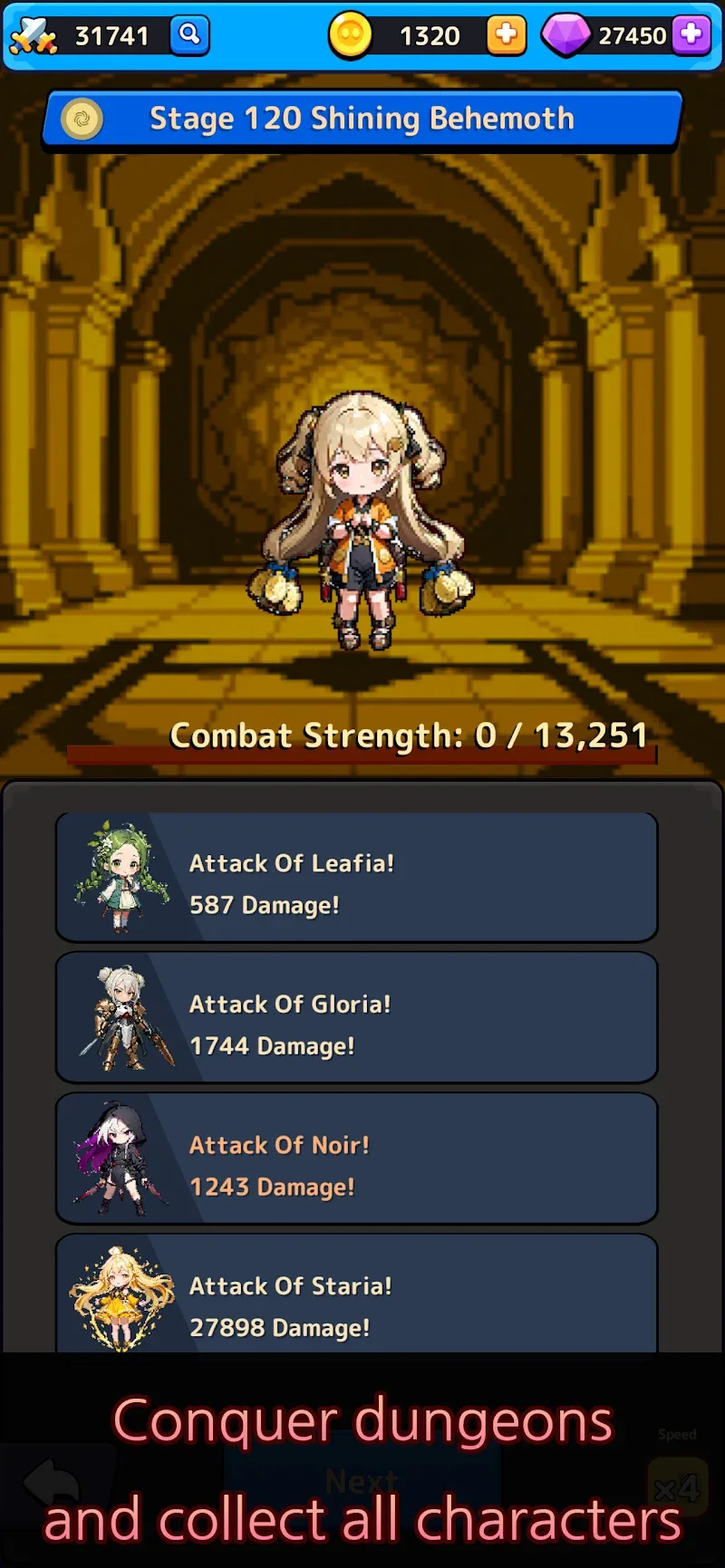 Idle RPG Starlight Chronicle screenshot 4