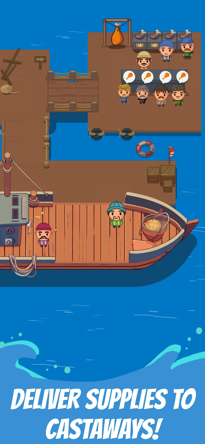 Idle Raft City - Sea World screenshot 3