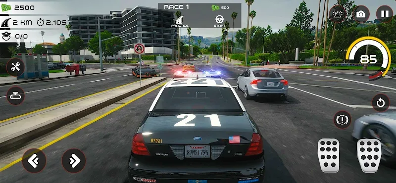 Highway Police Chase Car Games screenshot 5