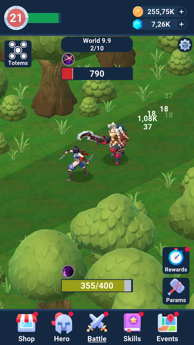 Idle Hero: Clicker Idle RPG screenshot 2