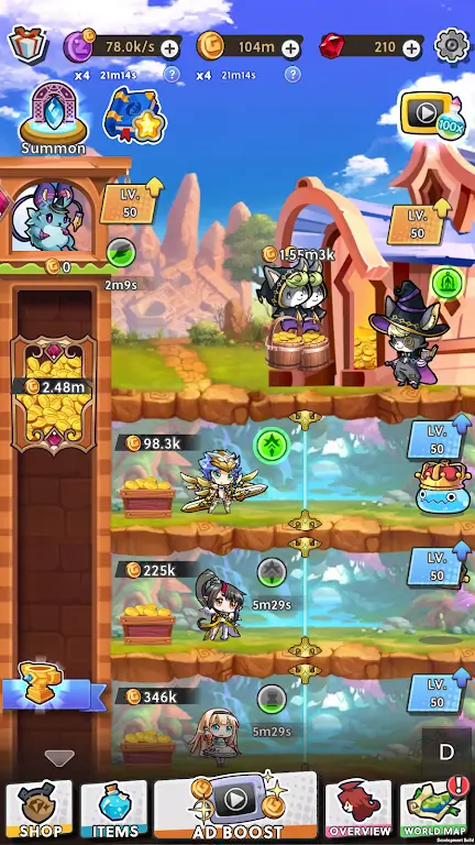 Idle Goddess Angels (Idle Titan Clicker) screenshot 2