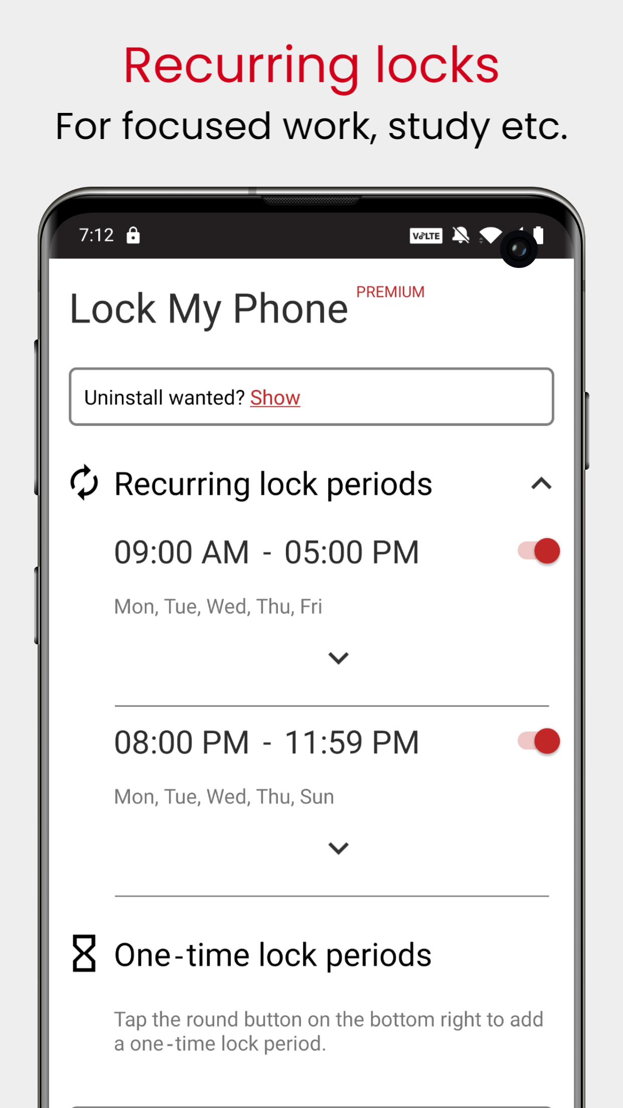 Lock My Phone (Zen Mode) screenshot 1