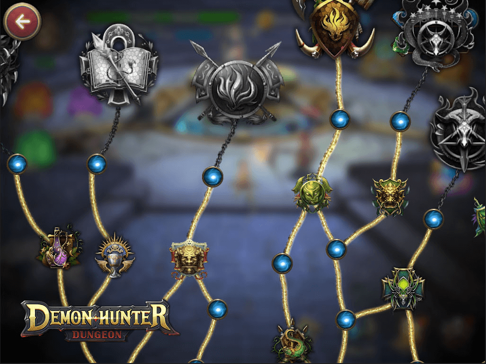 Demon Hunter: Dungeon dungeon exploration view