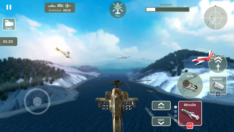 Helicopter Simulator: Warfare screenshot 3