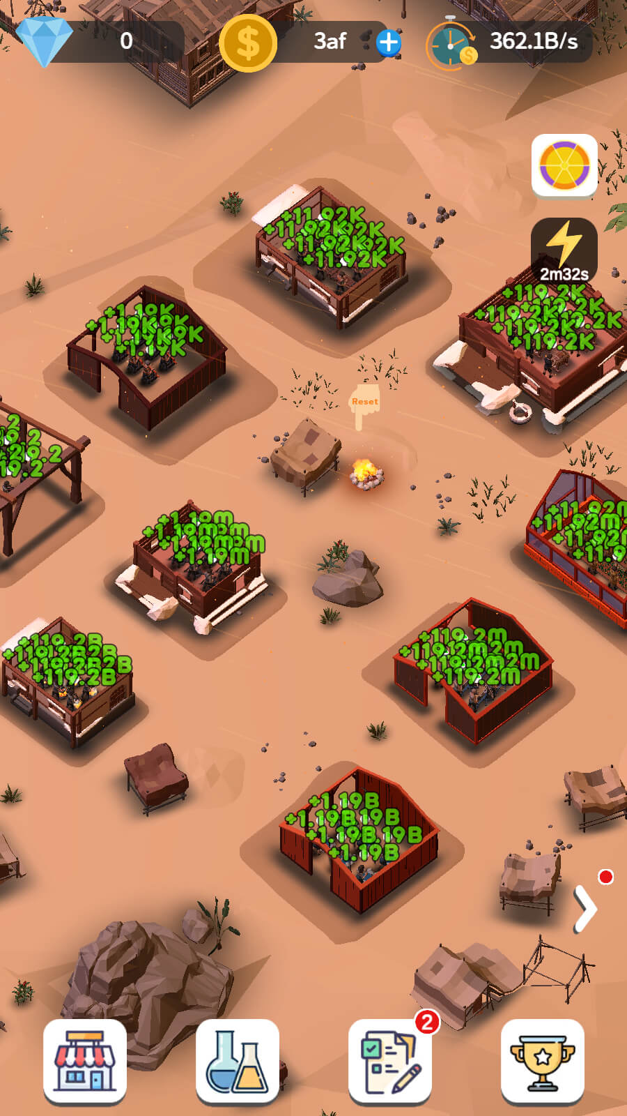 Idle Desert City screenshot 2