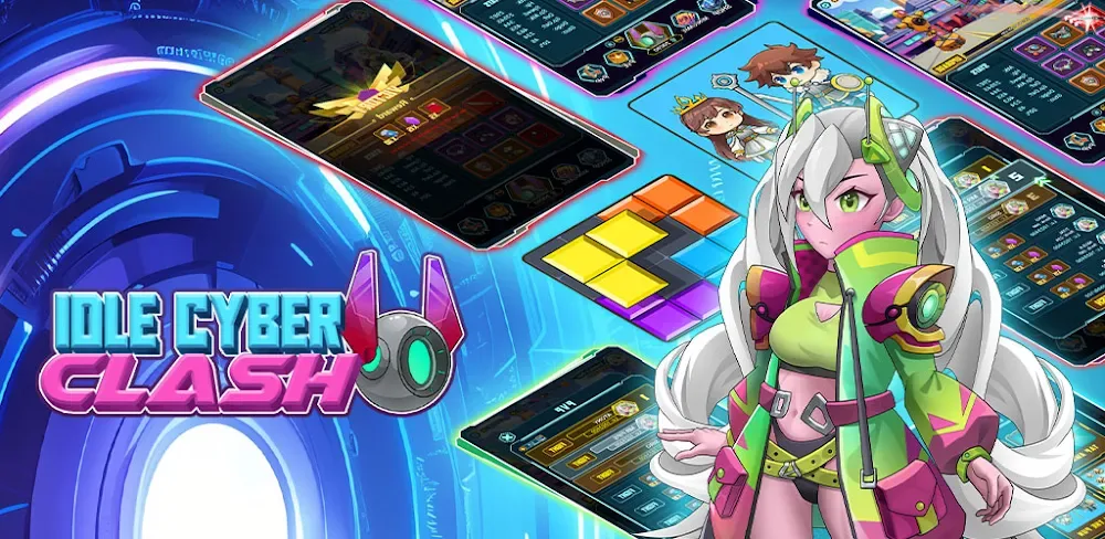 Idle Cyber Clash screenshot 1