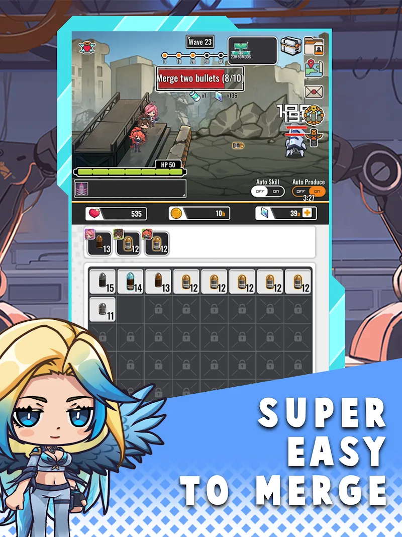 Idle Bullets Tower Defense RPG screenshot 6