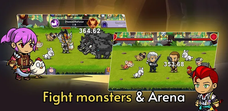 Hunter's Legend Idle RPG screenshot 2