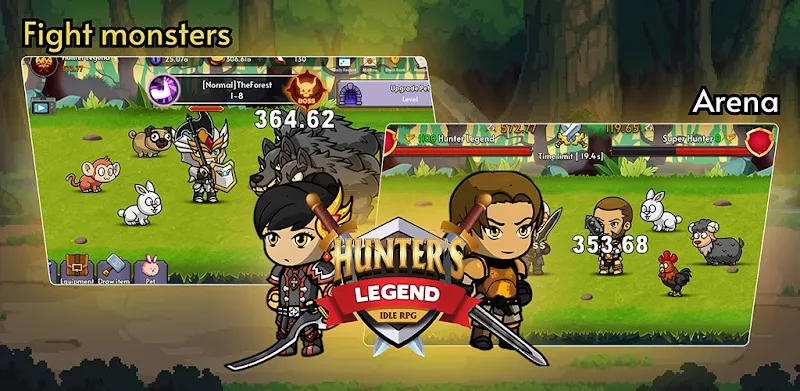 Hunter's Legend Idle RPG screenshot 3