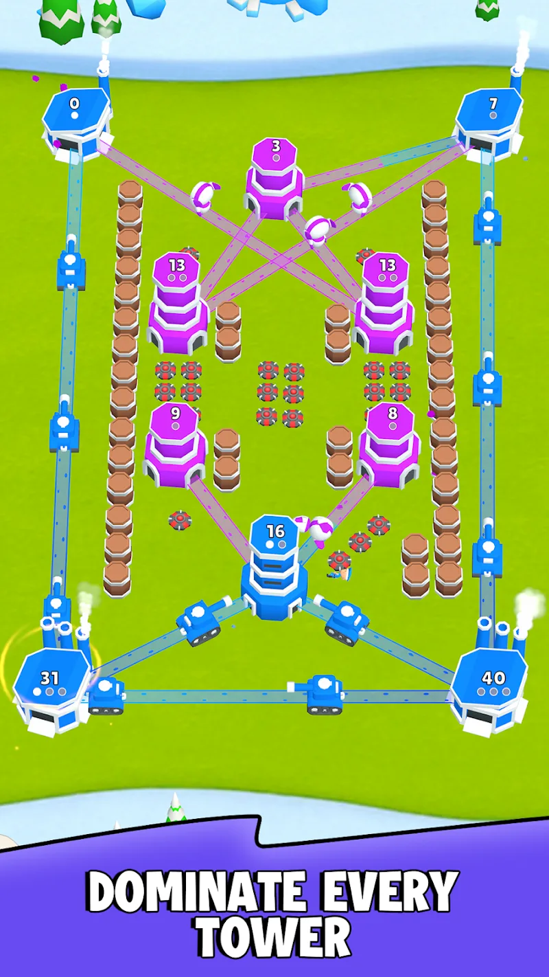 Human vs Robot: Tower War screenshot 2