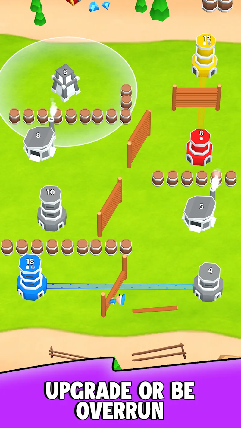 Human vs Robot: Tower War screenshot 6