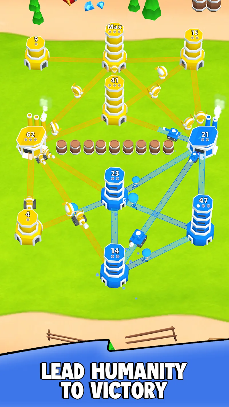 Human vs Robot: Tower War screenshot 4