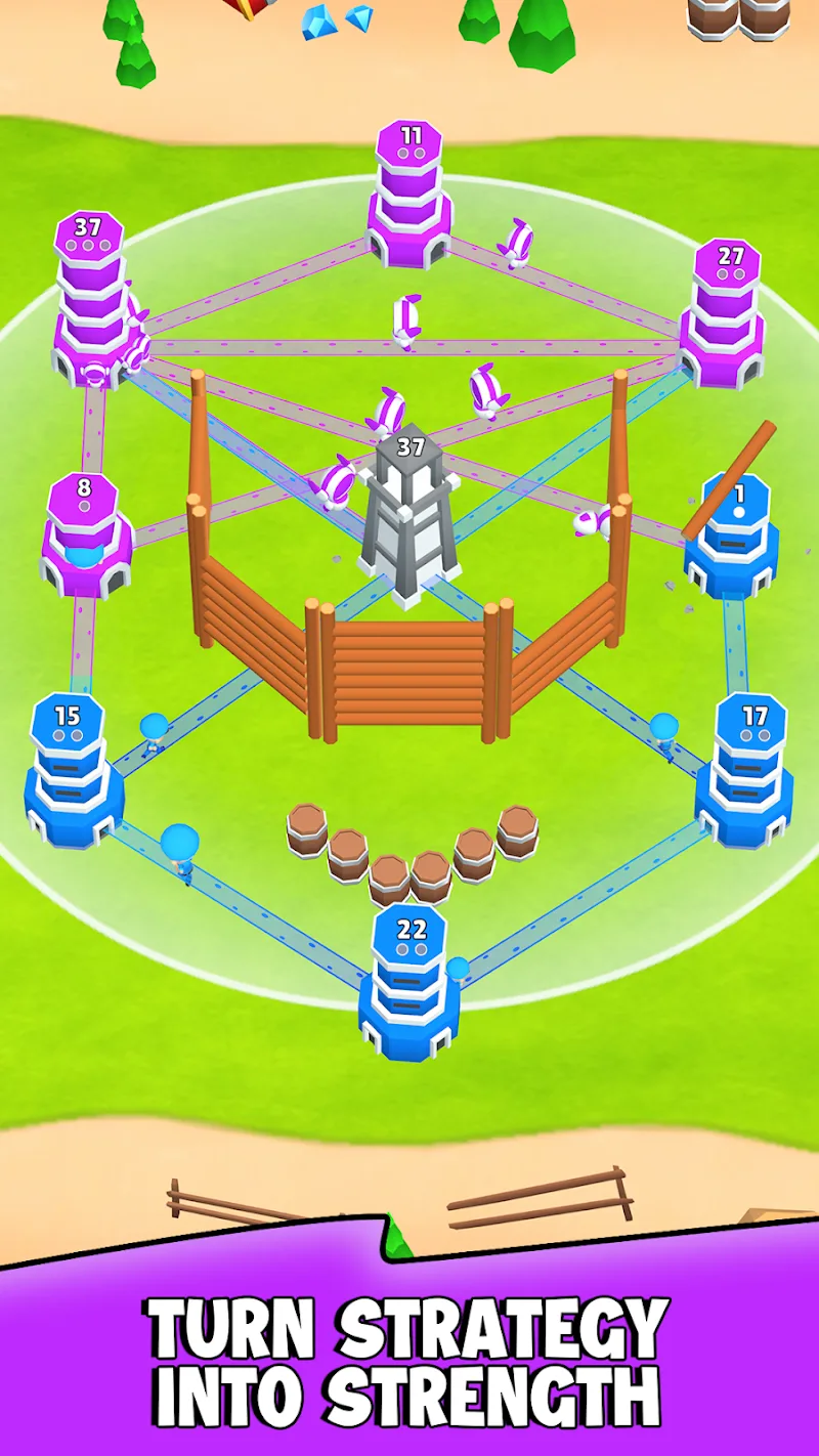 Human vs Robot: Tower War screenshot 3