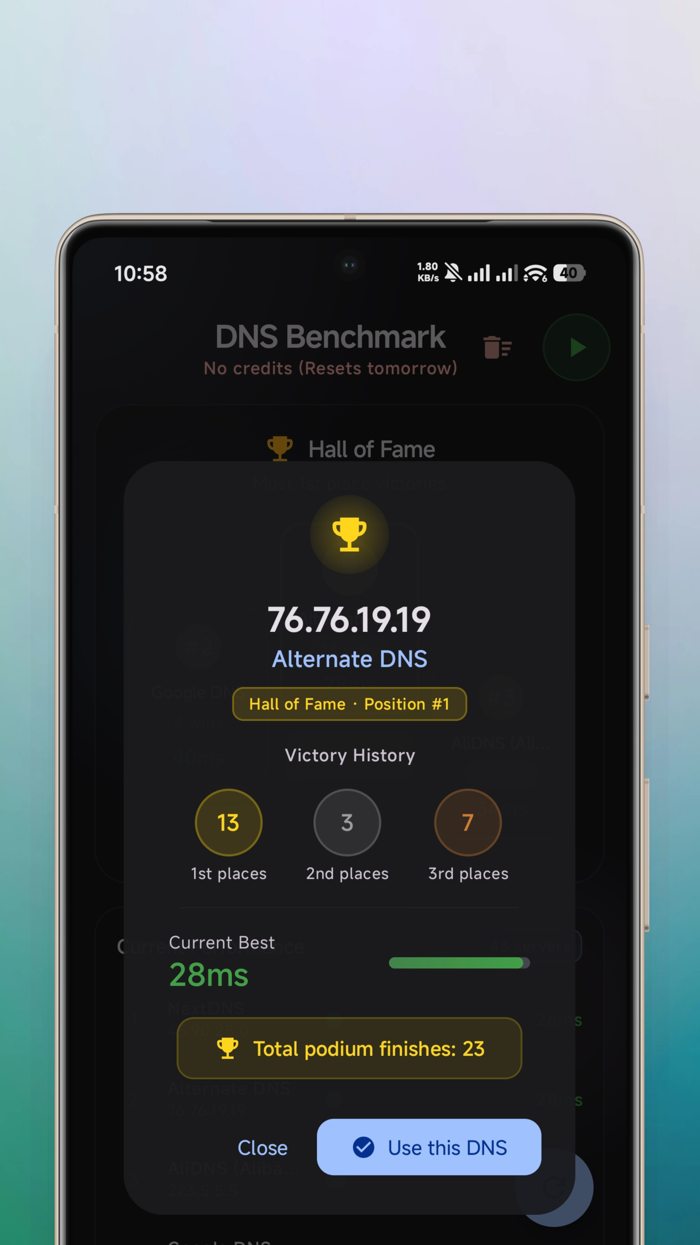 FlameDNS - DNS Changer preview 3