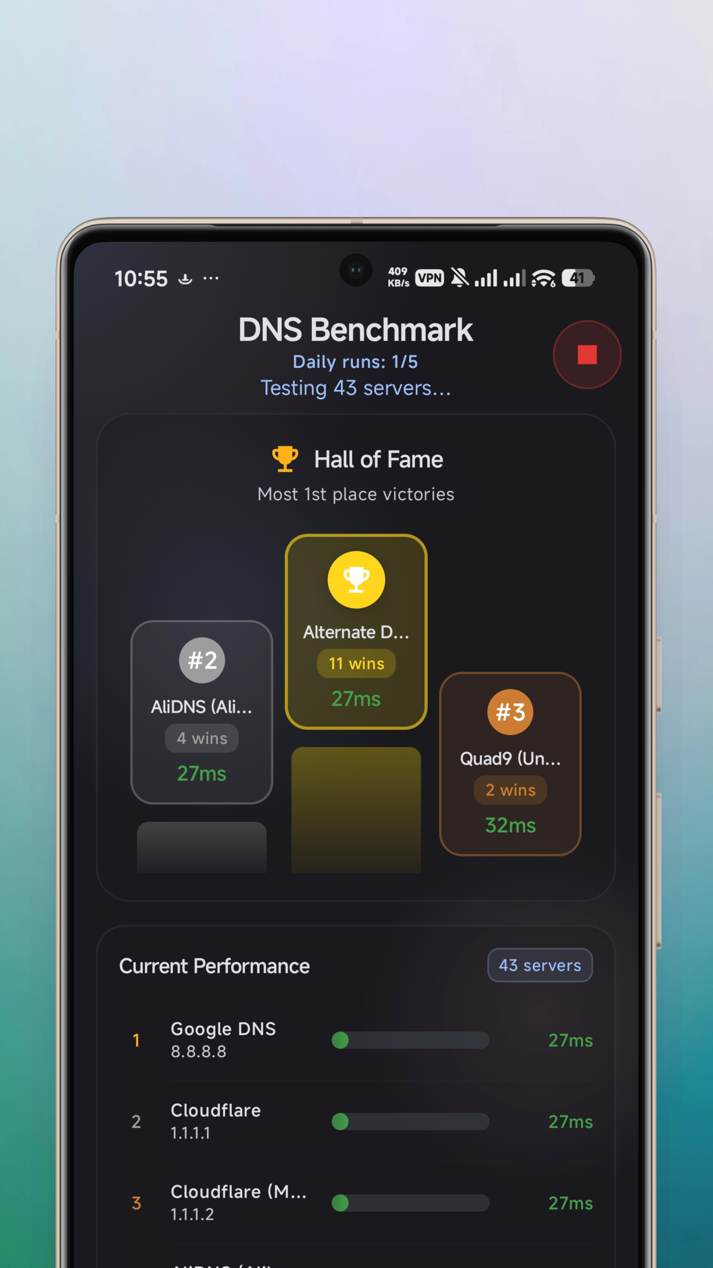 FlameDNS - DNS Changer preview 2