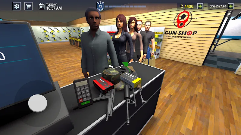 Gun Shop Simulator 3D Shooting visual 3