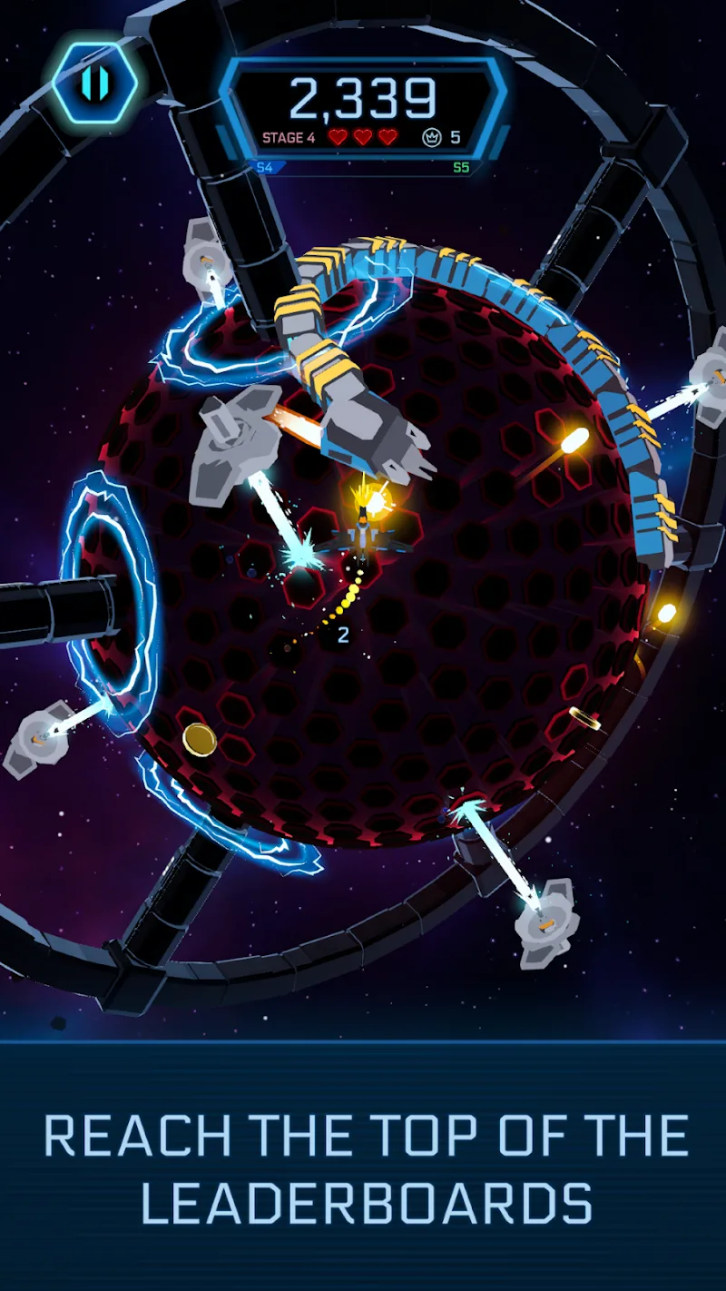 Galaxy Swirl: Hexa Endless Run screenshot 6