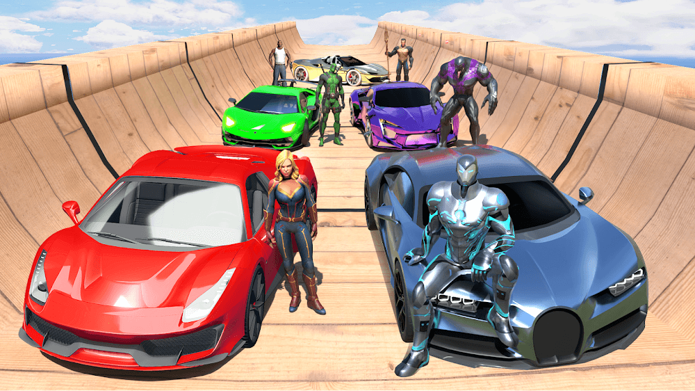 GT Car Stunt Master 3D screenshot 2