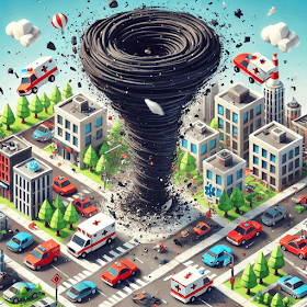 Holein Tornado io eating game