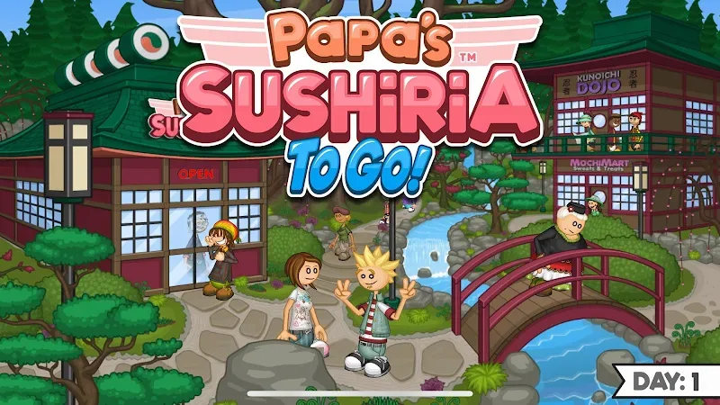 Papa's Sushiria To Go! screenshot 2