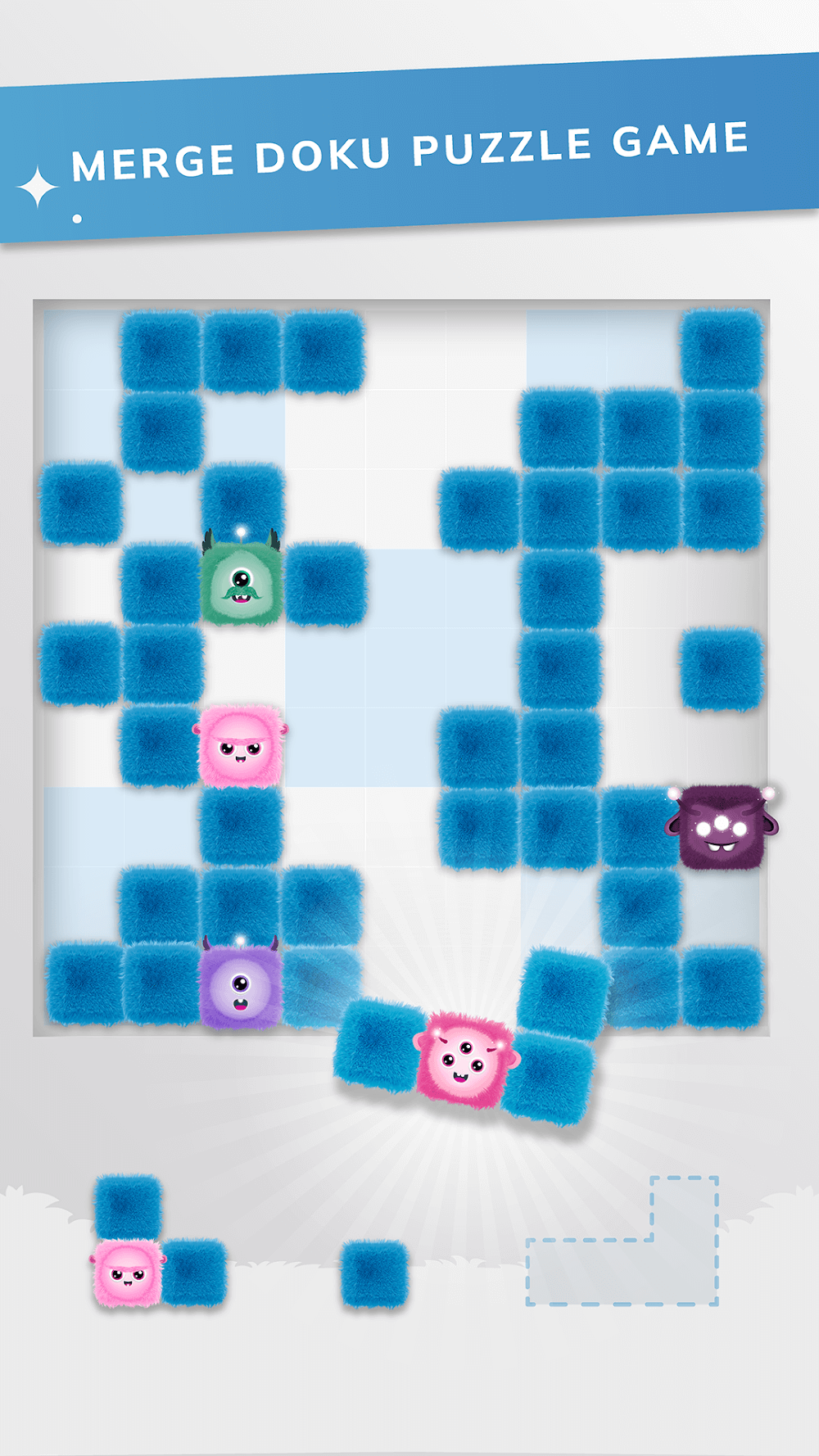 Furzies: Mergedoku screenshot 2
