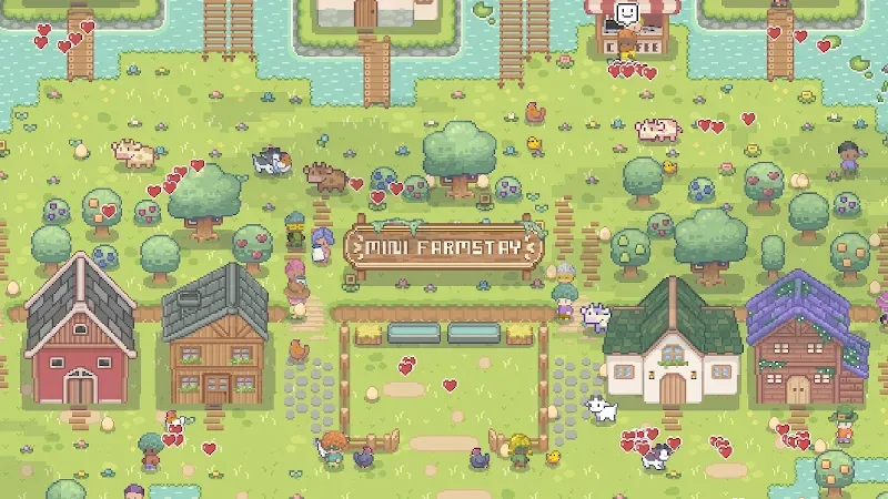 Mini Farmstay : Pixel Farm screenshot 2