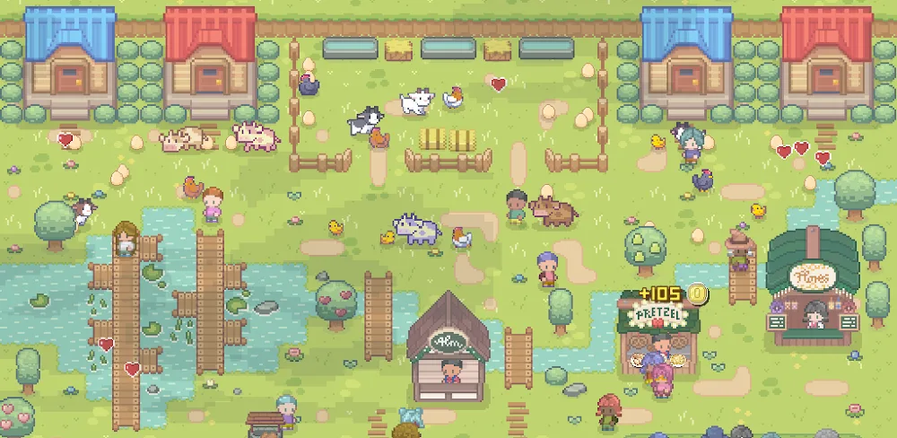 Mini Farmstay : Pixel Farm screenshot 1