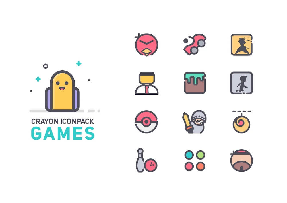 Crayon Icon Pack screenshot 5