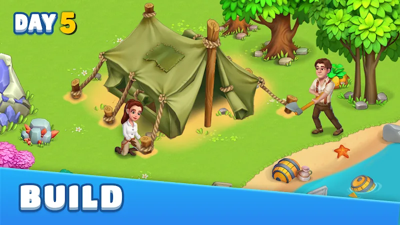 Golden Island: Survivors Farm screenshot 3